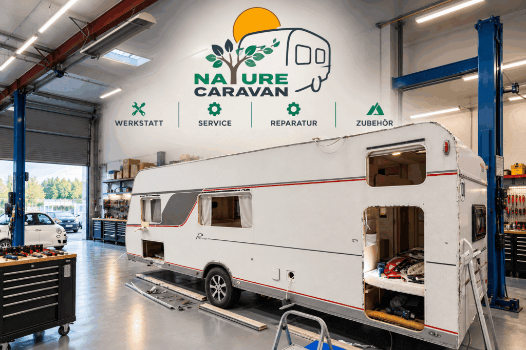 Caravan-Werkstatt von Nature Caravan für Wartung und Reparatur